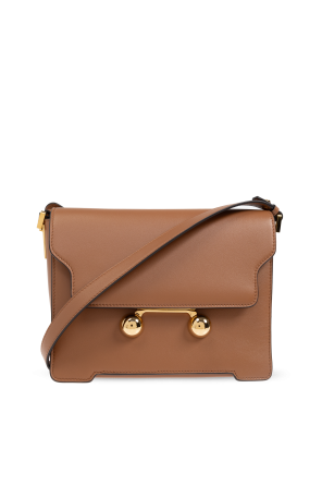 トートバッグ MARNI 'Sillo' shopping bag Beige Marni BEIGE LEATHER MUSEO SOFT TOTE BAG WITH MARNI MENDING